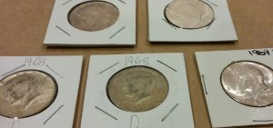 Kennedy Half-Dollars Silver Coins